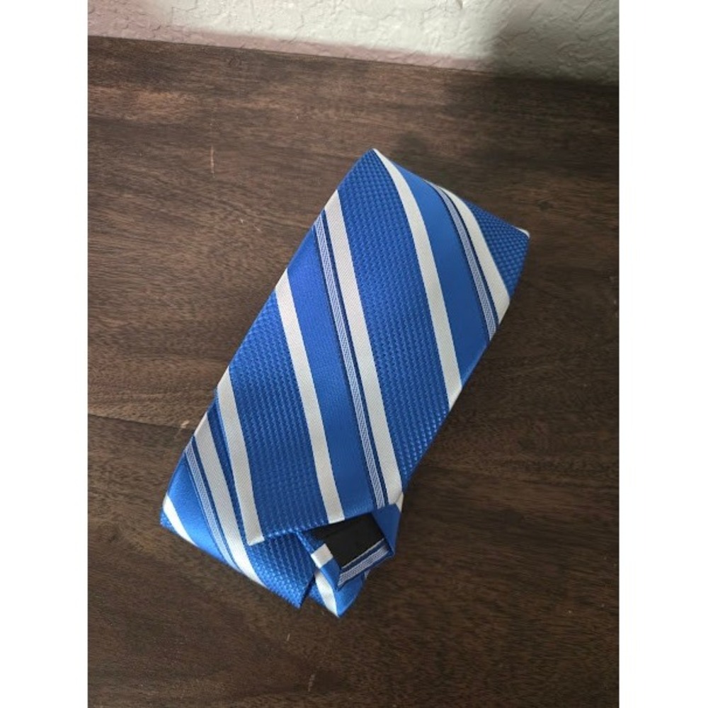 Stacy Adams Blue Striped Tie